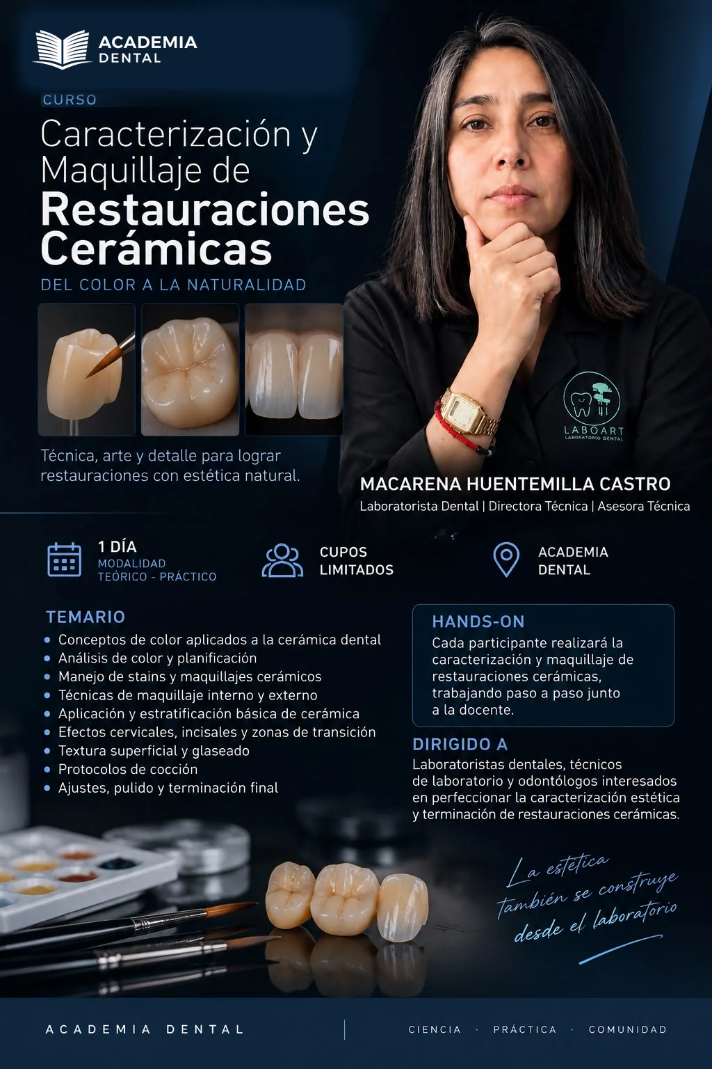 Caracterización y Maquillaje de Restauraciones Cerámicas