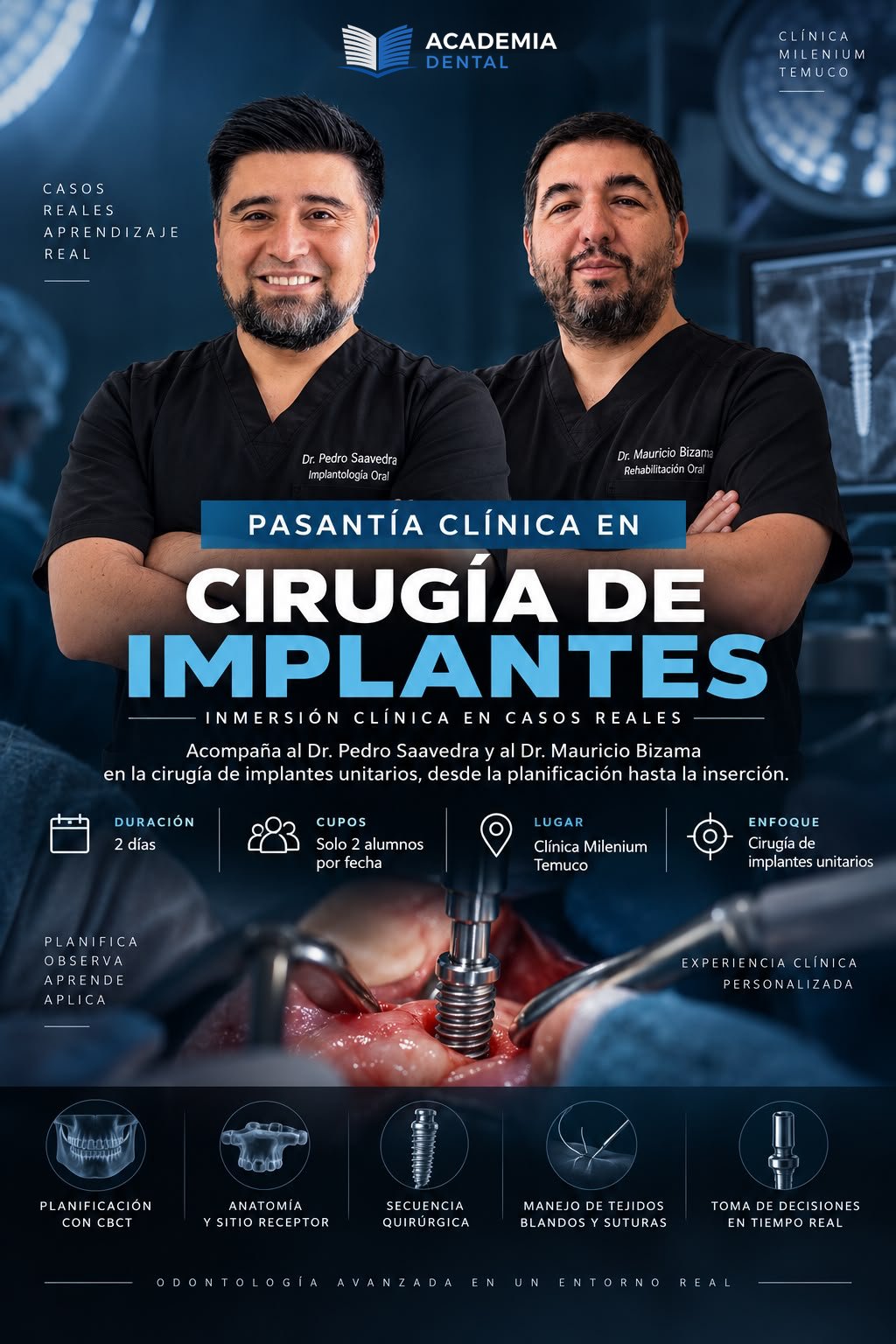Pasantía Clínica en Cirugía de Implantes